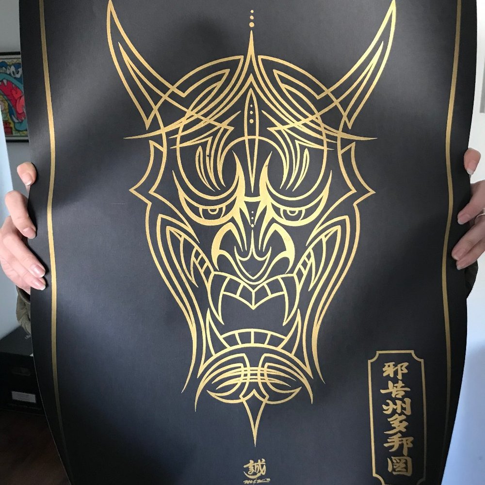 Black and Gold Art
